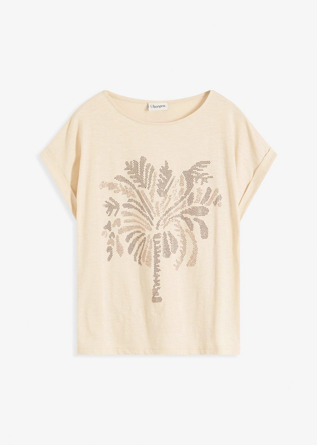 T-shirt en coton avec rivets