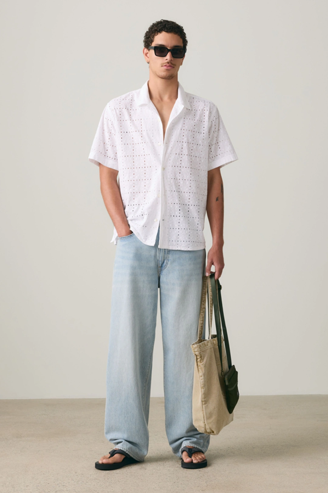 Levi's Chemise Camp Sunset - Homme - Bleu / Felix Indigo Dobby - 2XL