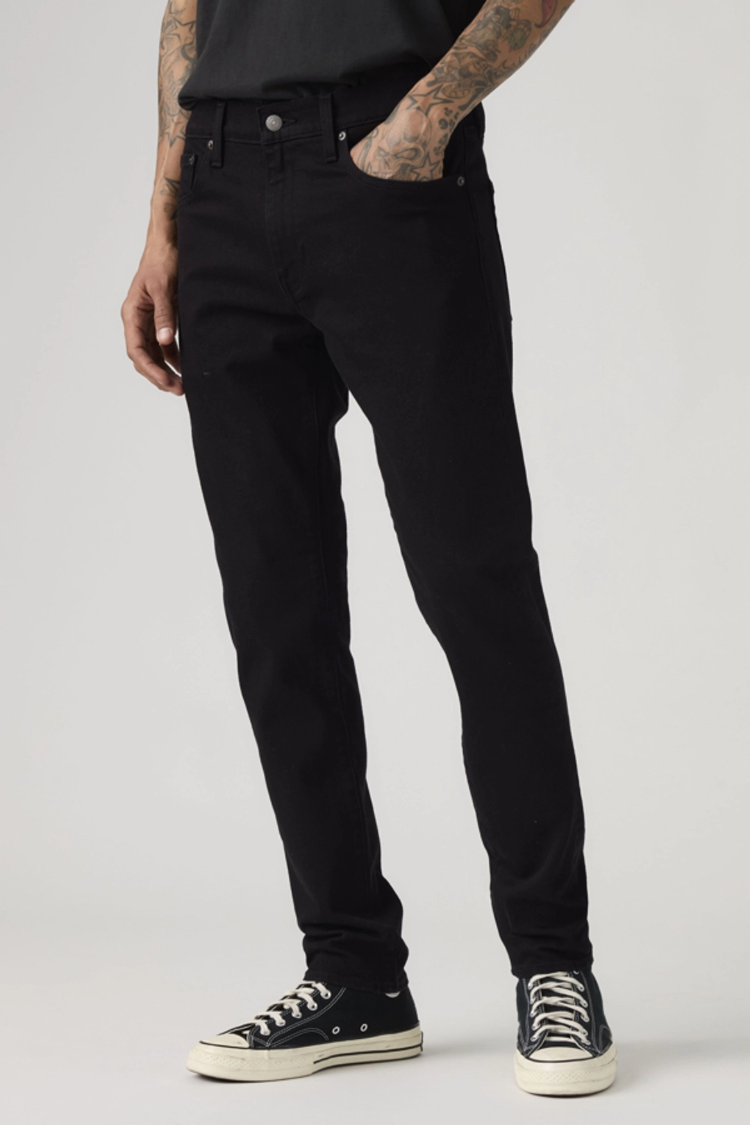 Levi's Jean 512 Slim Taper - Homme - Noir / Sta-Dark Black - 38X32 - 2