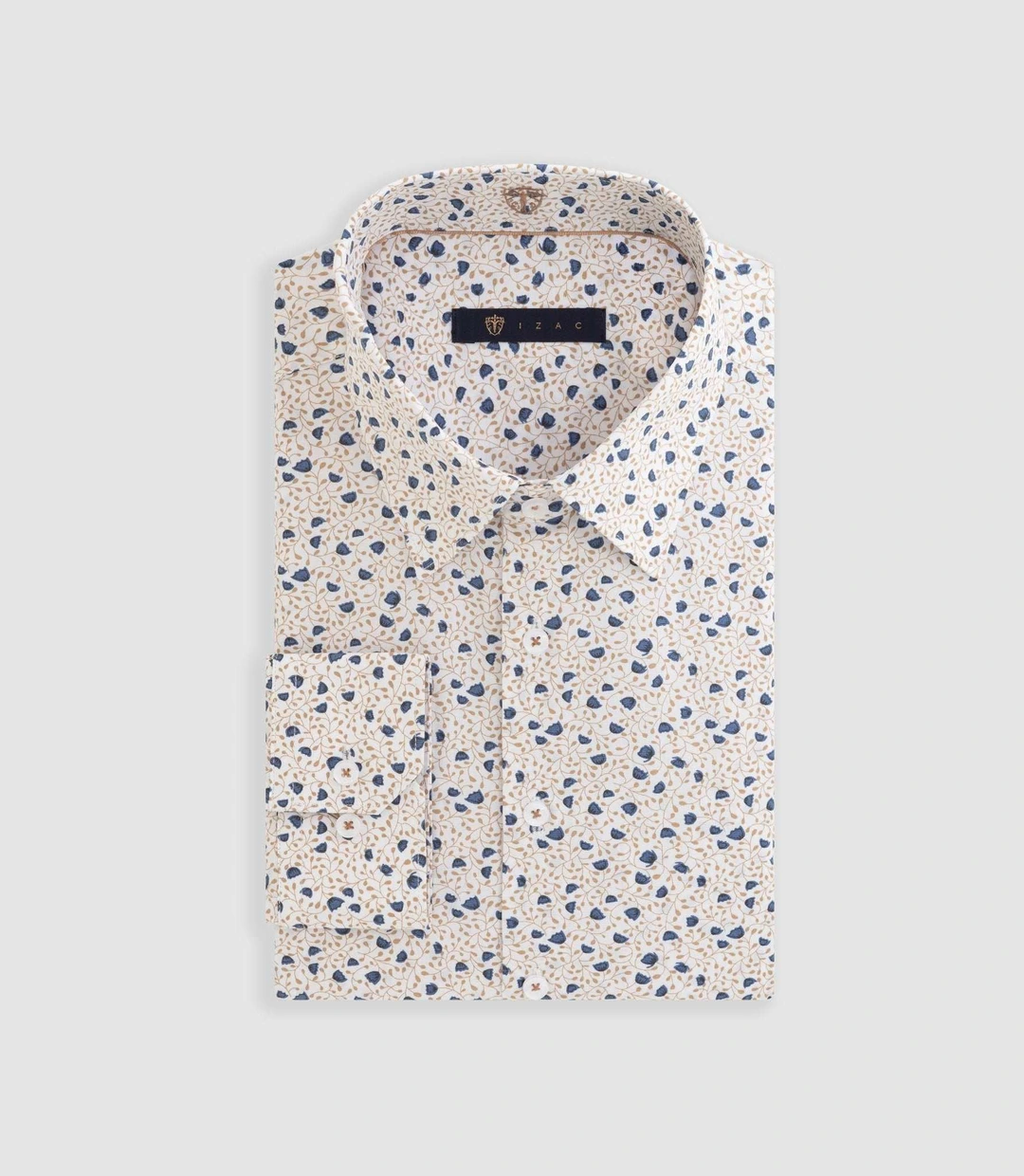 IZAC - Chemise à imprimé floral jaune ''Delta''