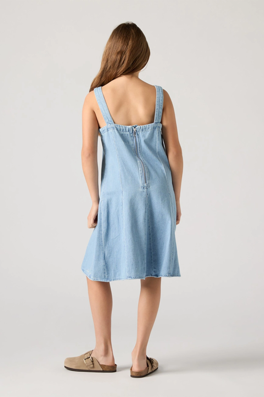 Levi's Kids Flutter Sleeve Dress - Femme - Bleu / Dance Around - 8A - 2