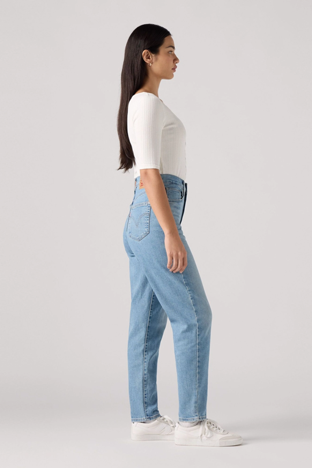 Levi's Jean Mom Taille Haute - Femme - Bleu / Light Indigo Worn In - 32X29 - 2