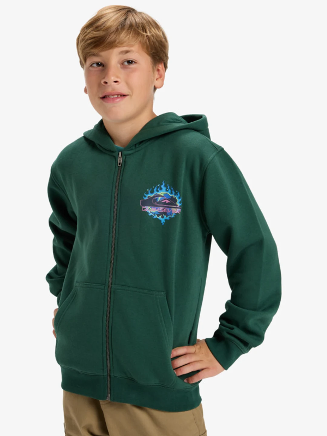 Graphic Zip - Sweat à capuche zippé pour Garçon 8-16 ans Multi