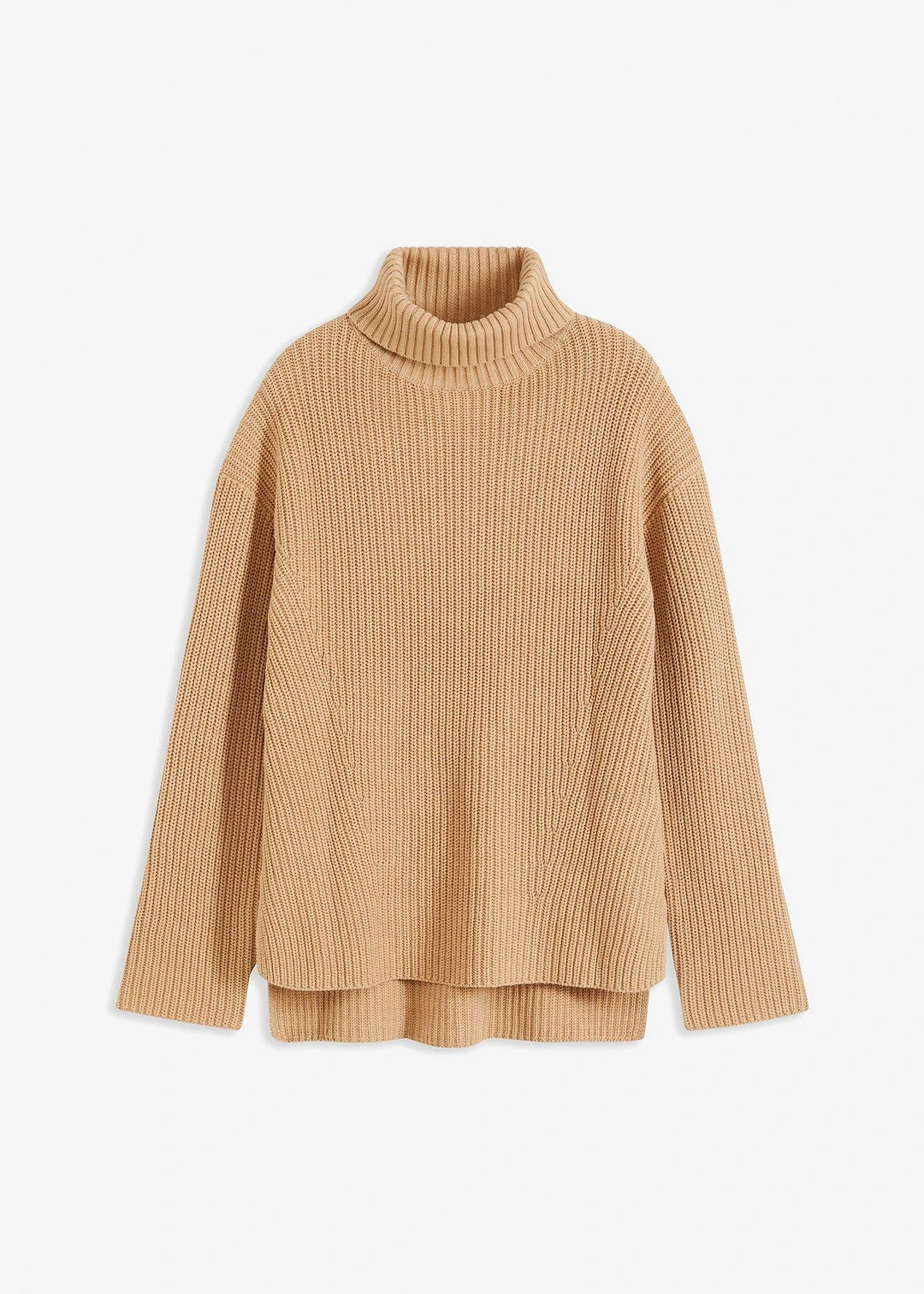 Pull col roulé 100% coton