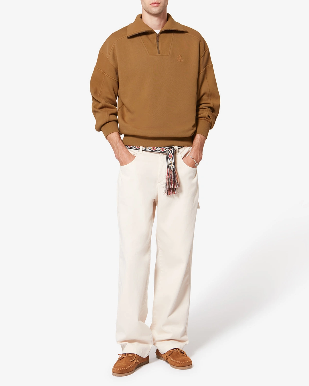 Sweatshirt Malone - Homme - Camel - Taillexl - 5