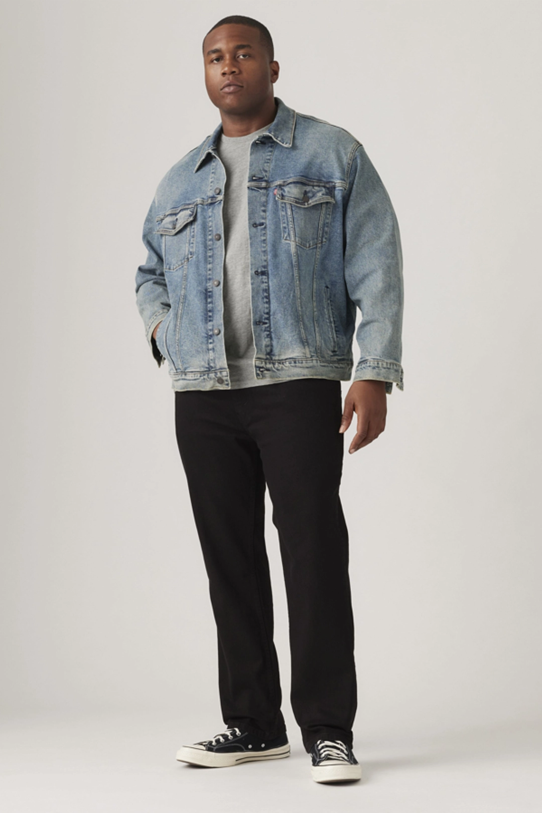 Levi's Jean 511 Slim (grandes Tailles) - Homme - Noir / Native Cali - 50X34
