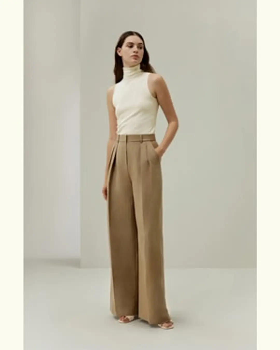 LILYSILK Pantalons En Soie Pantalon Large En Soie Soie De Mûrier Et Lin Simple Et Classique Terracotta 36