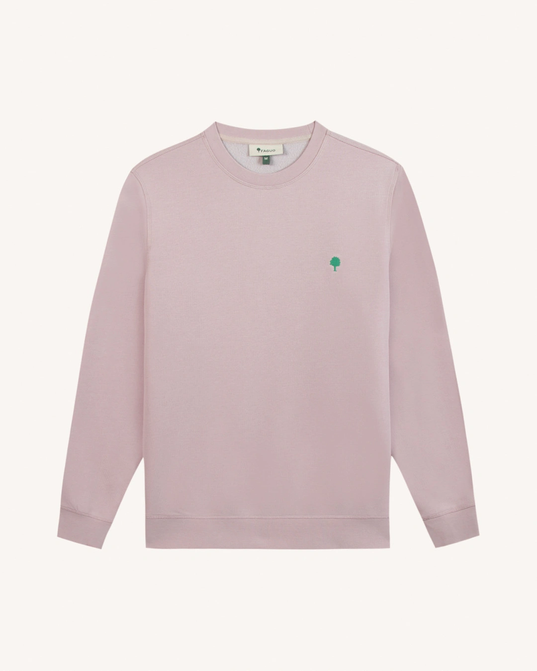 Sweat col rond vert clair grisé - DONZY - 2