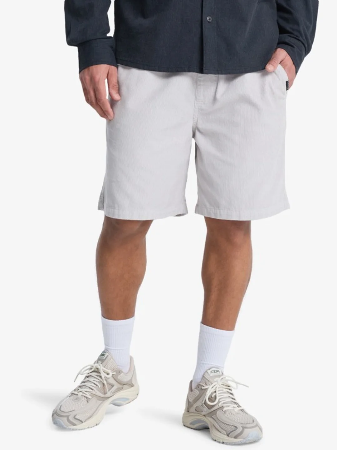Taxer 18" - Walkshort en velours côtelé pour Homme Gris