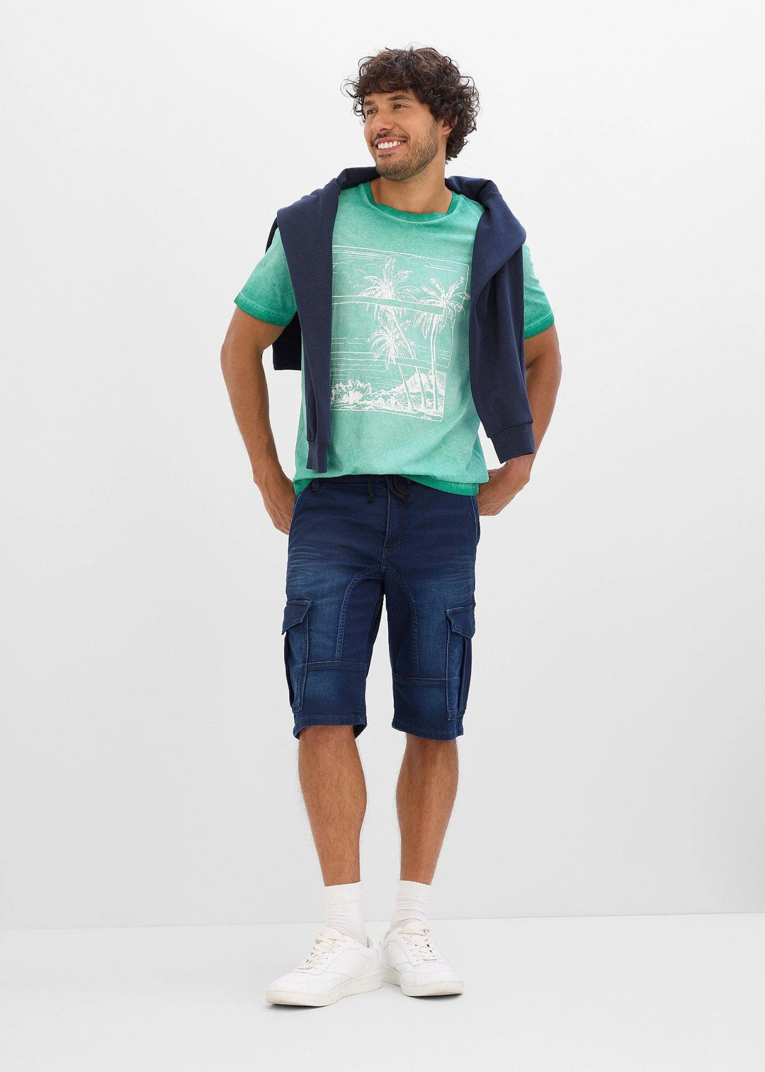 T-shirt aspect délavé en coton - 2