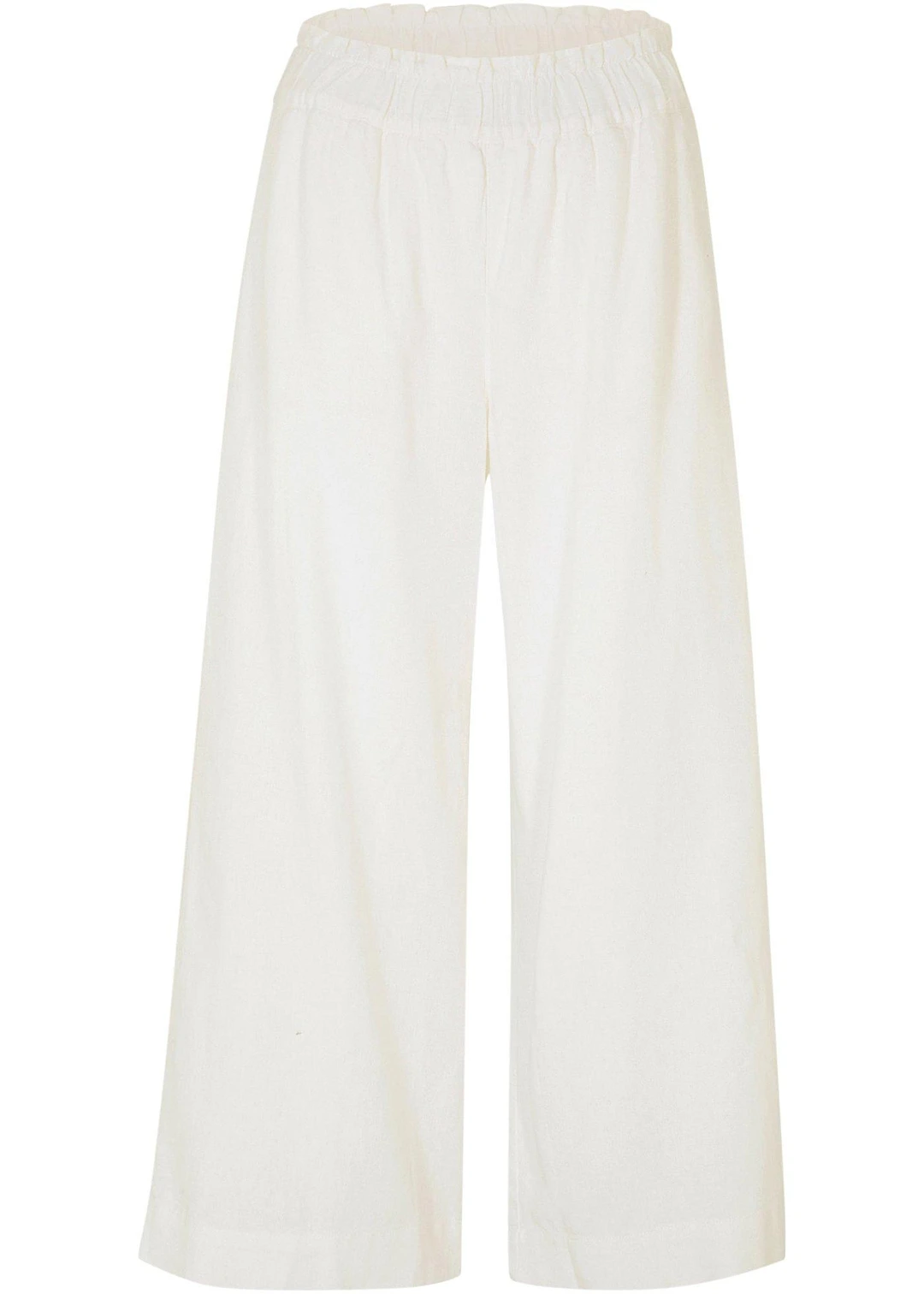 Pantalon large, longueur mollet