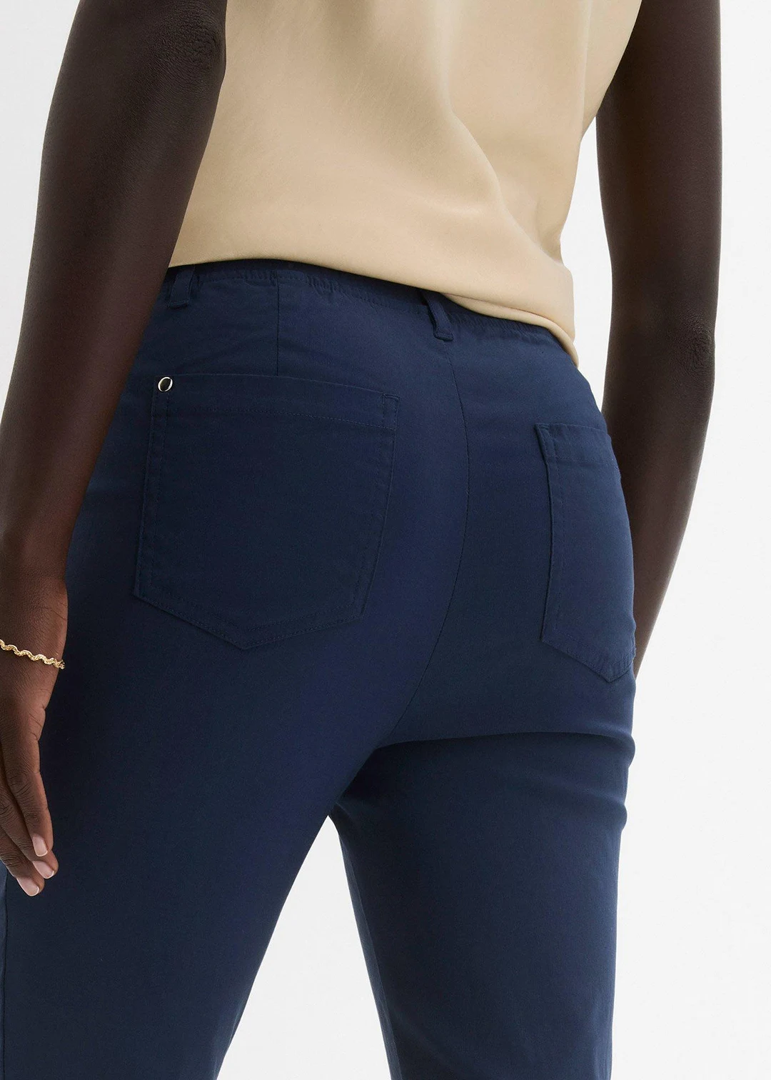 Pantalon extensible à taille élastiquée - 3