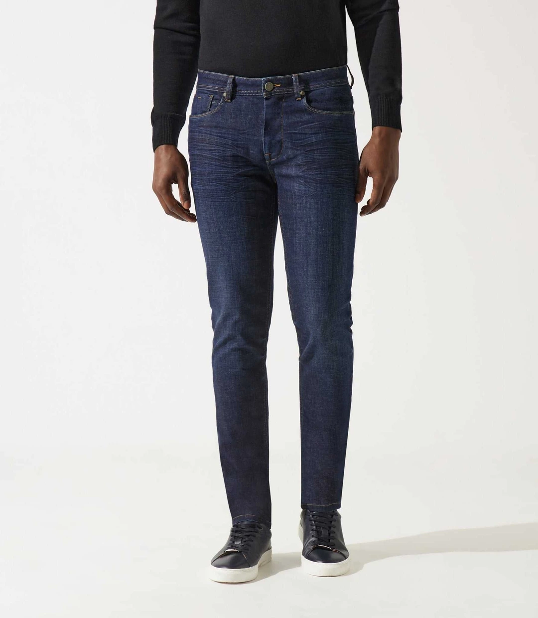 IZAC - Jean slim bleu fonce EDI