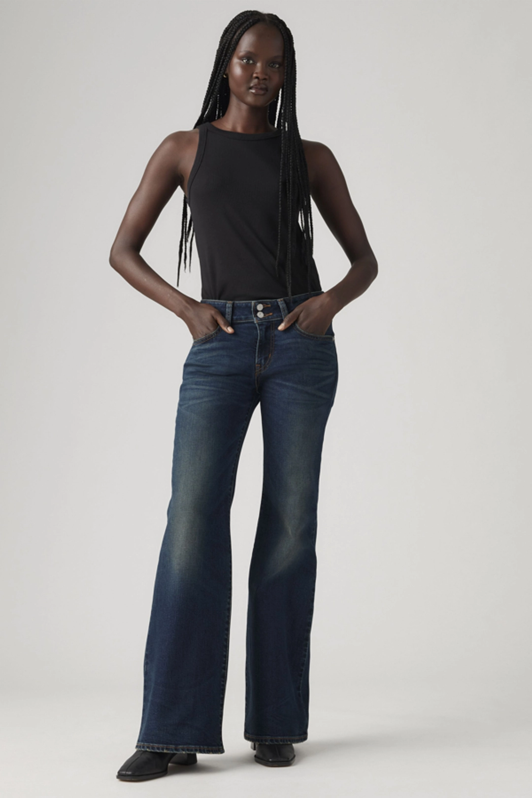 Levi's Jean Superlow Flare - Femme - Bleu / The Big Idea - 33X32