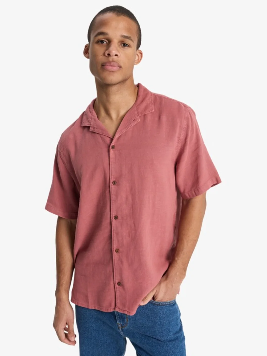 Sunrise - Chemise à manches courtes pour Homme Marron