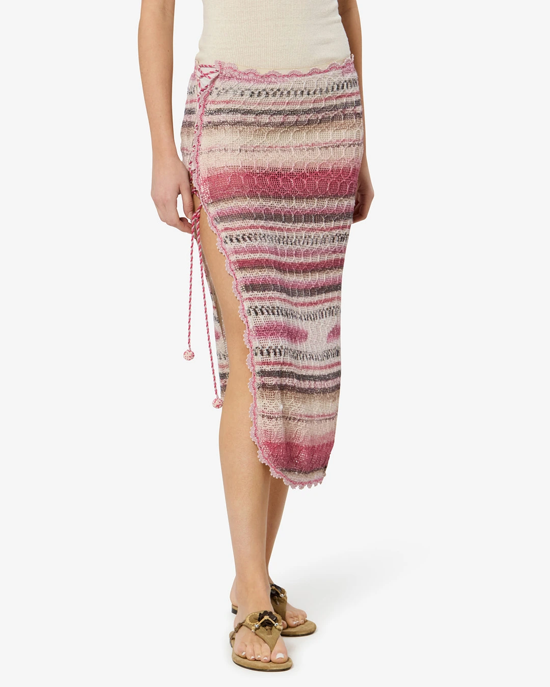 Jupe Noryane - Femme - Rose - Taille 42 - 5