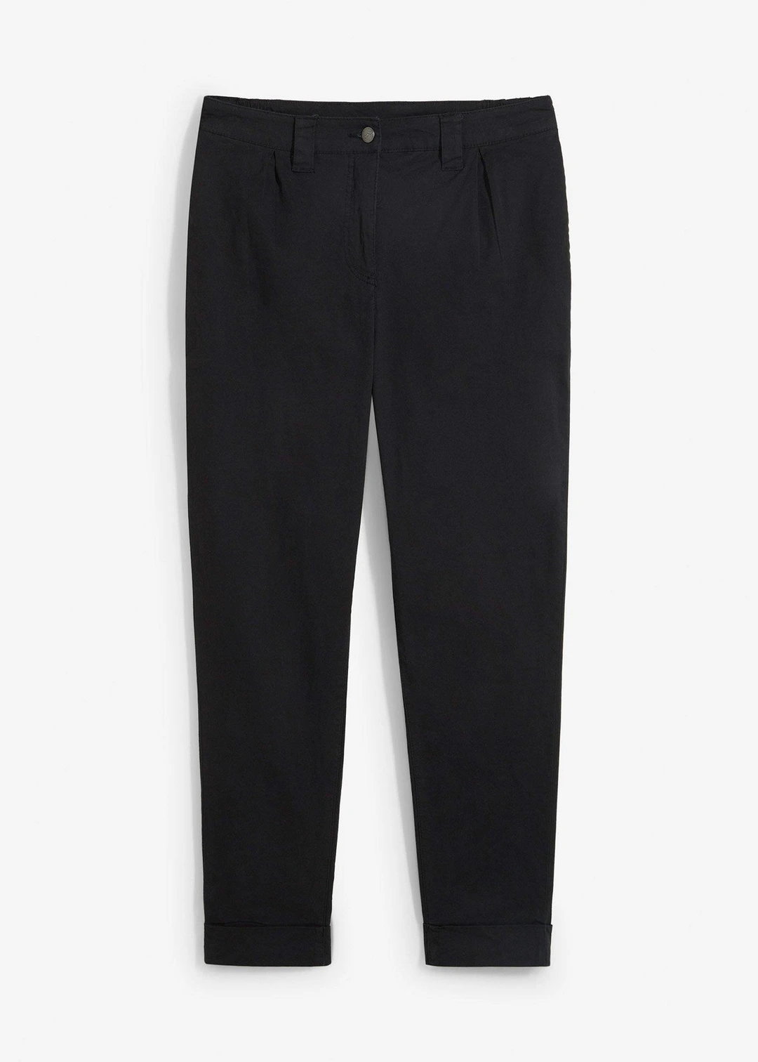 Pantalon chino en coton extensible, longueur cheville