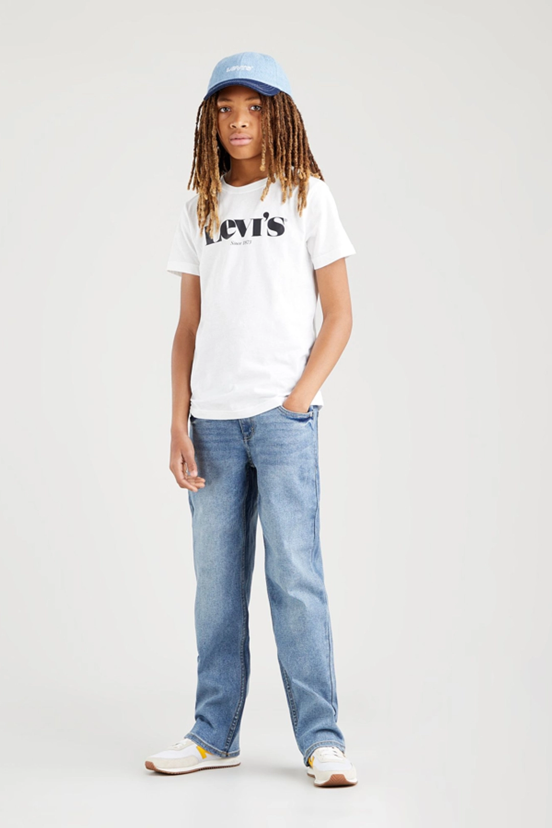 Levi's Teenager Stay Loose Tapered Fit Jeans - Homme - Bleu / Baby Blue Essentials - 16A - 2