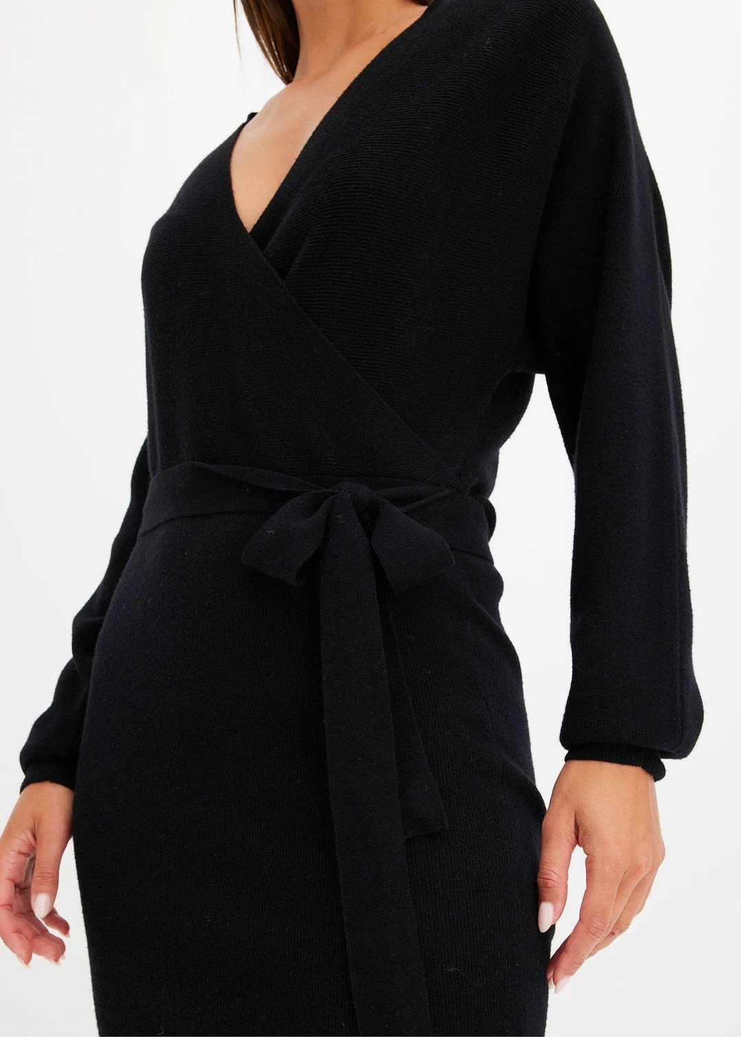 Robe fluide en maille de viscose mélangée - 3