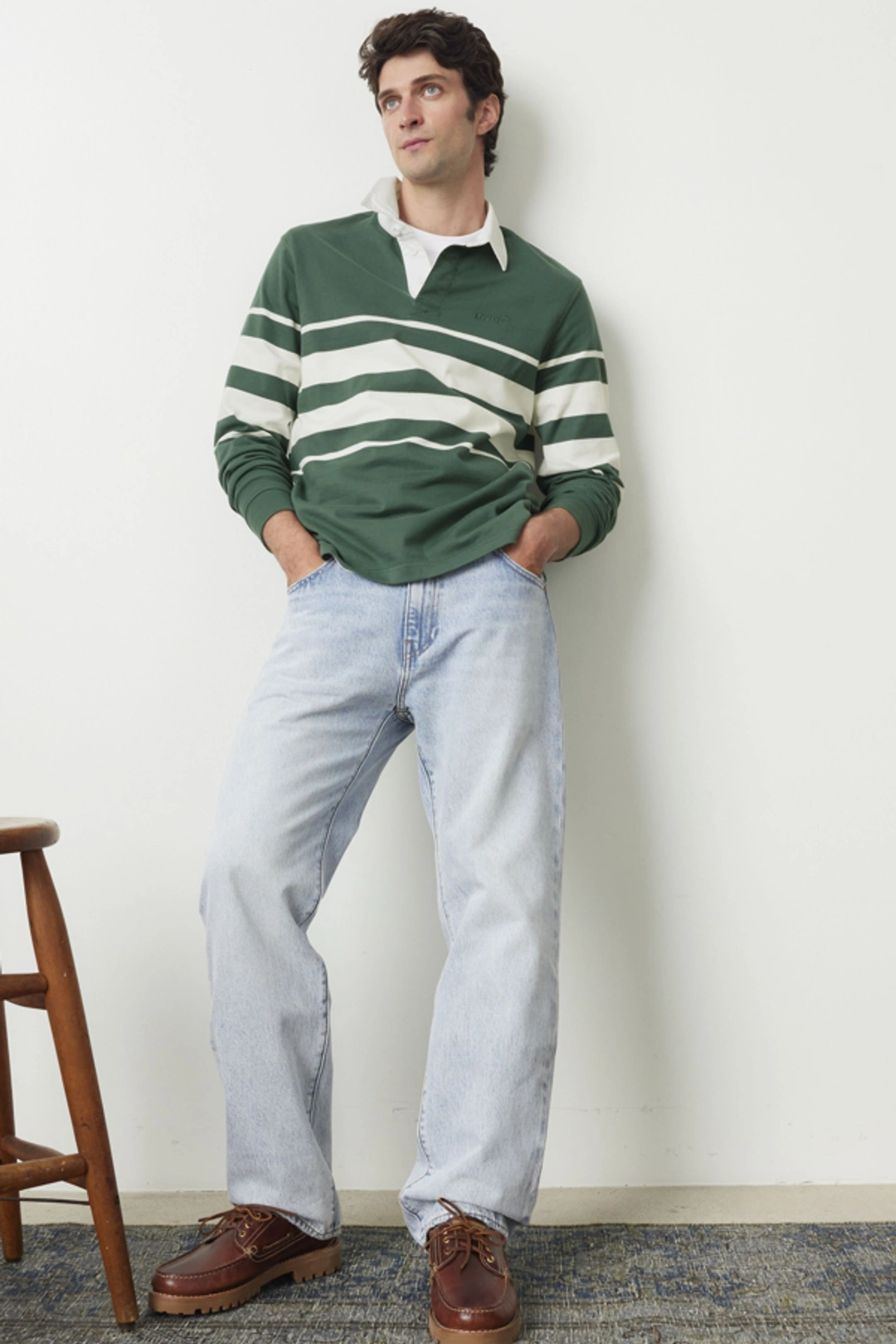 Levi's Jean 555 Relaxed Straight - Homme - Bleu / Welcome To The Game - 40X32
