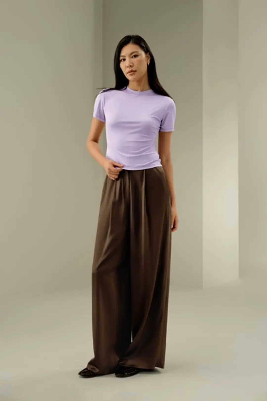 LILYSILK Tee Shirt Soie Meilleure Élasticité Soie Lavable En Machine Doux Pour La Peau Et Respirant Noir S