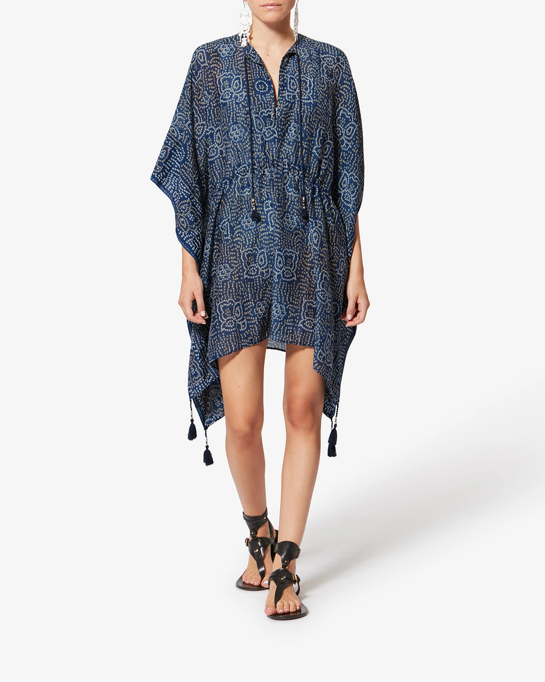 Kaftan Loreliz - Femme - Rouge - Taille - Isabel Marant - Collection Été Femme - Nouvelle Collection Capsule High Summer - 4
