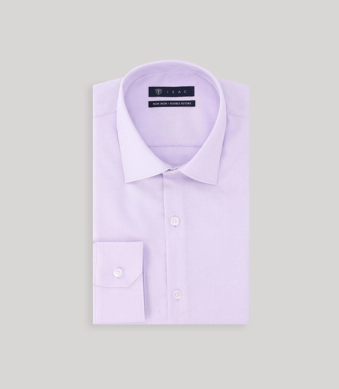 IZAC - Chemise non iron mauve