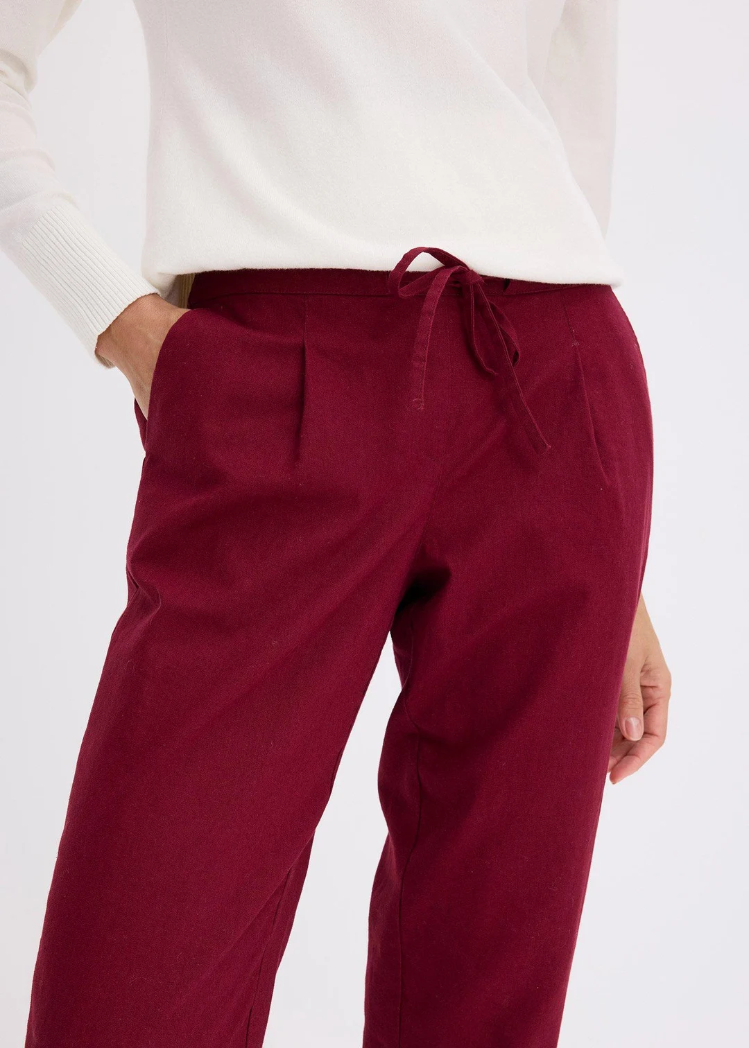 Pantalon en lin mélangé - 3