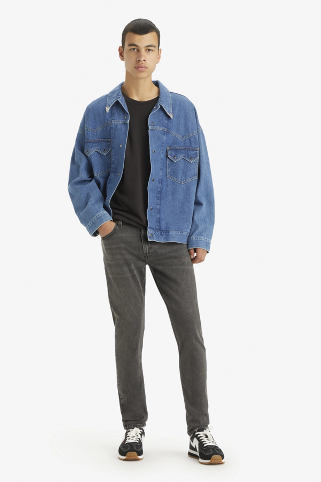 Levi's Jean 512 Slim Taper - Homme - Noir / Sta-Dark Black - 38X32