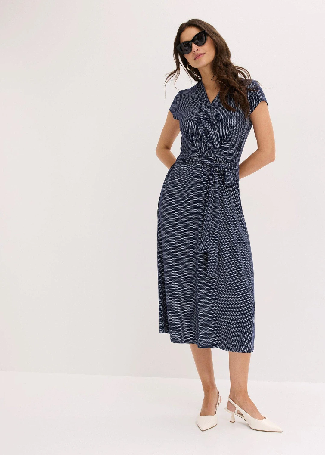 Robe midi en viscose extensible - 2