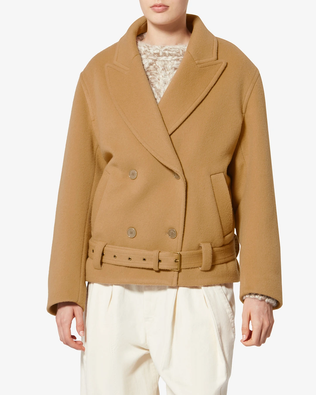 Manteau Warna - Femme - Camel - Taille 40 - 5