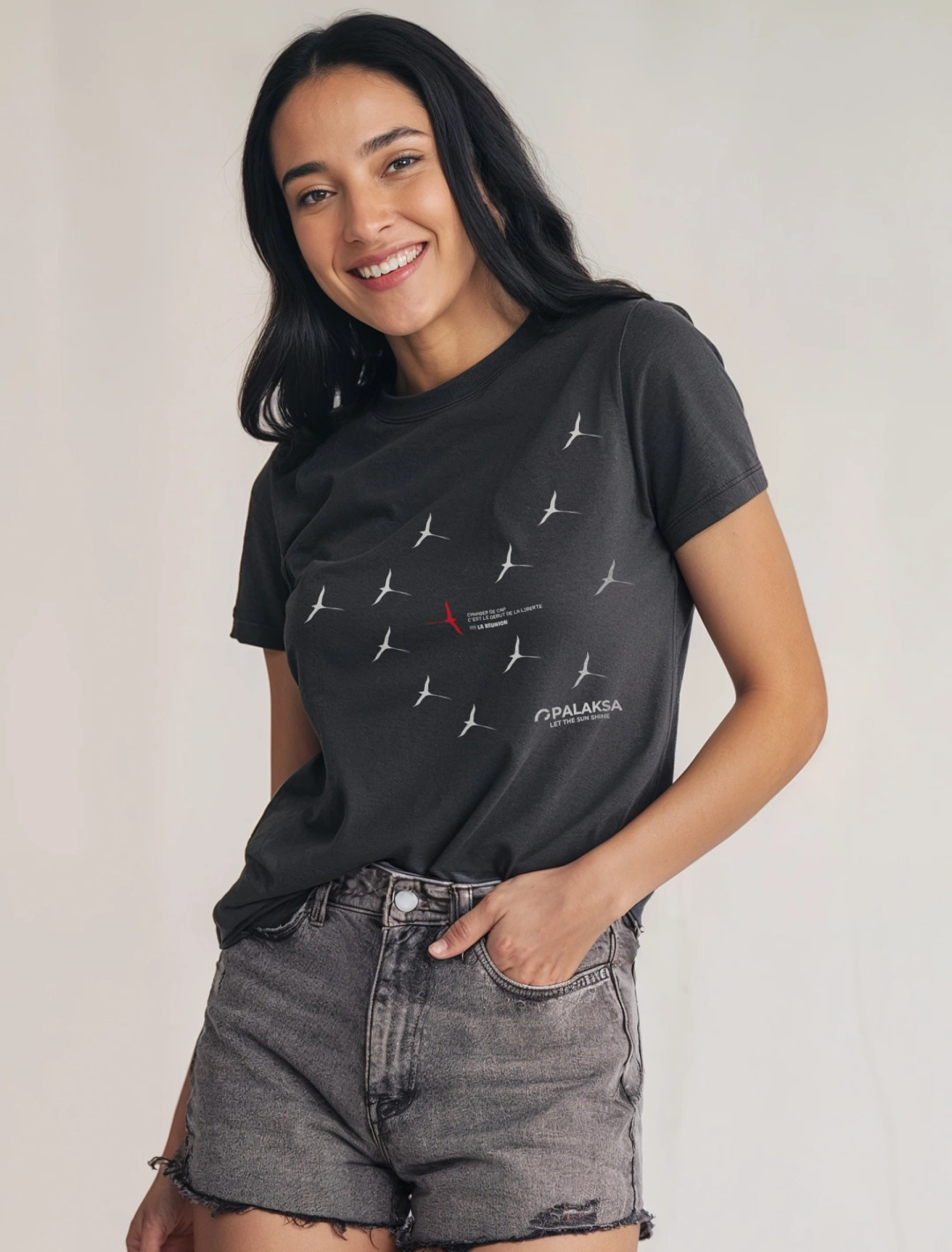 T-shirt Femme Léger – Changer De Cap – Coton Bio Premium