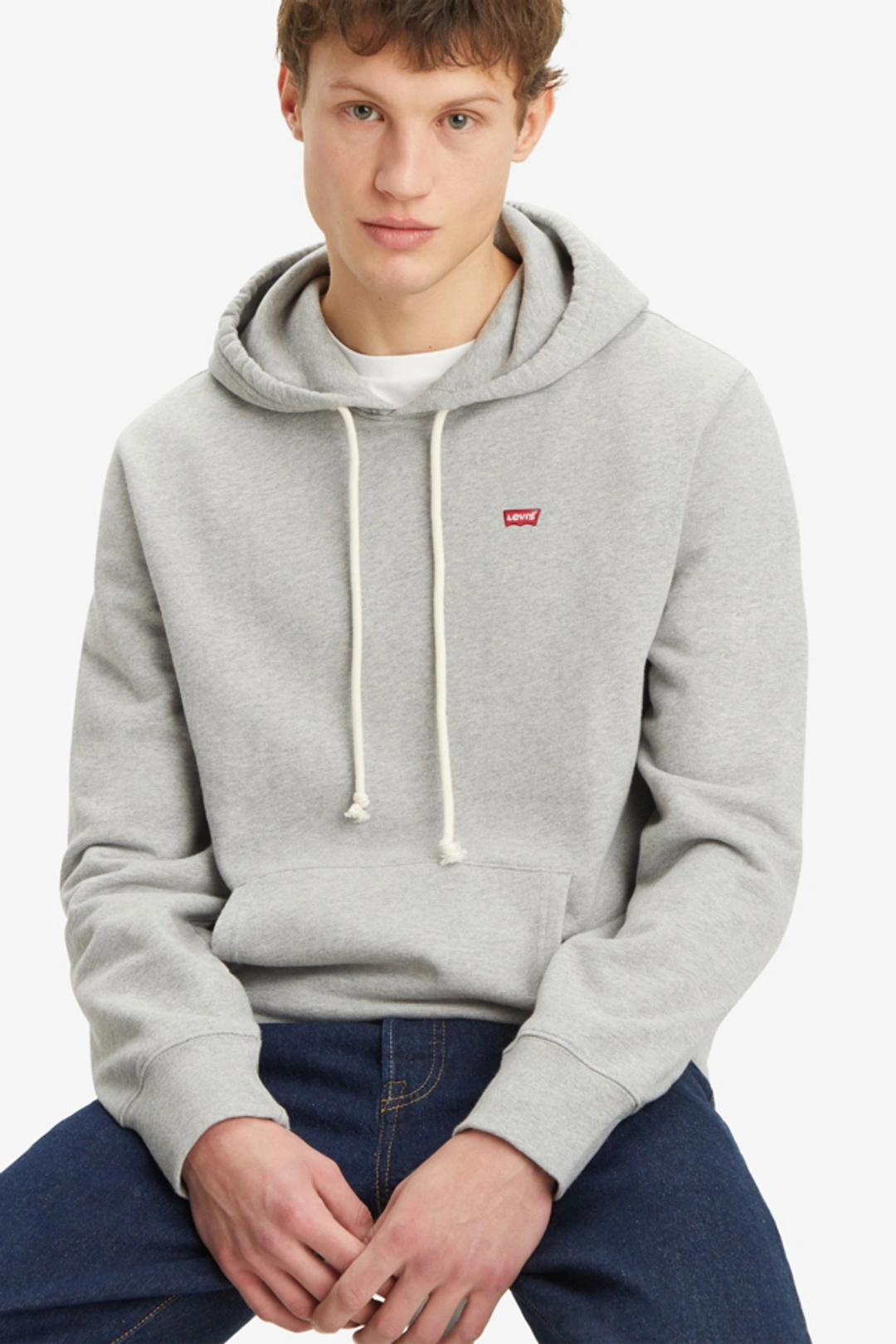 Levi's Sweat À Capuche Original Housemark - Homme - Gris / Mid Tone Grey Heather - 2XL