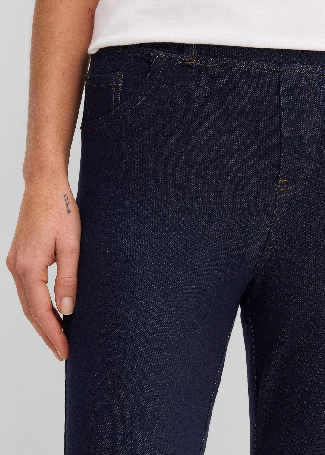 Legging corsaire imitation jean