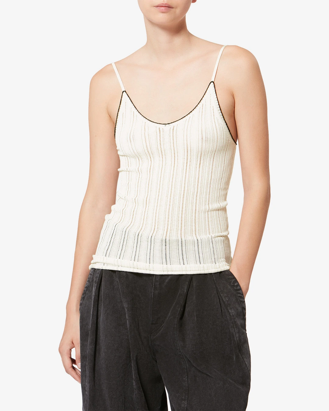 Débardeur En Maille India - Femme - Écru - Taille 44 - 5