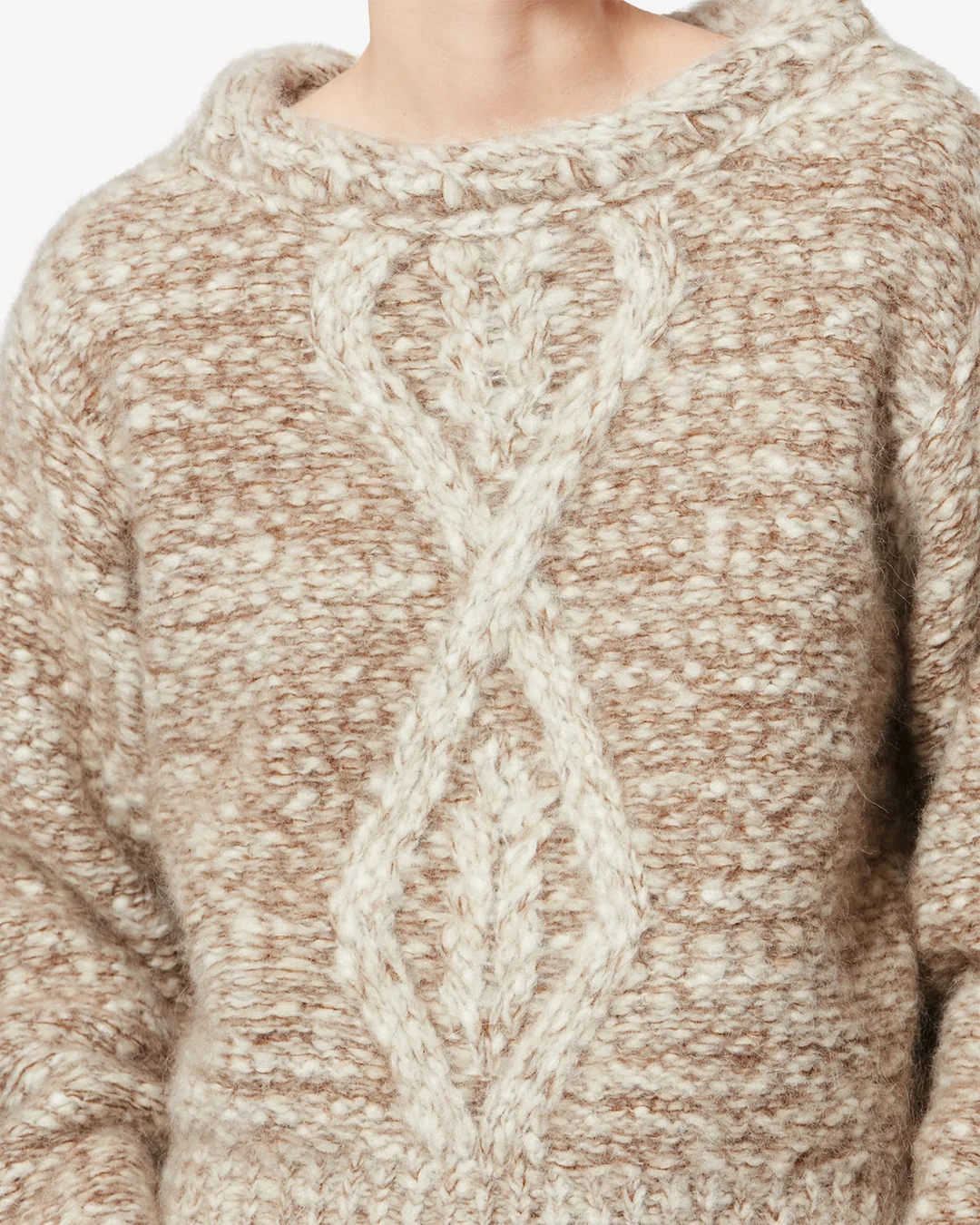 Pull Dorota - Femme - Écru-bronze - Taille 40 - 2