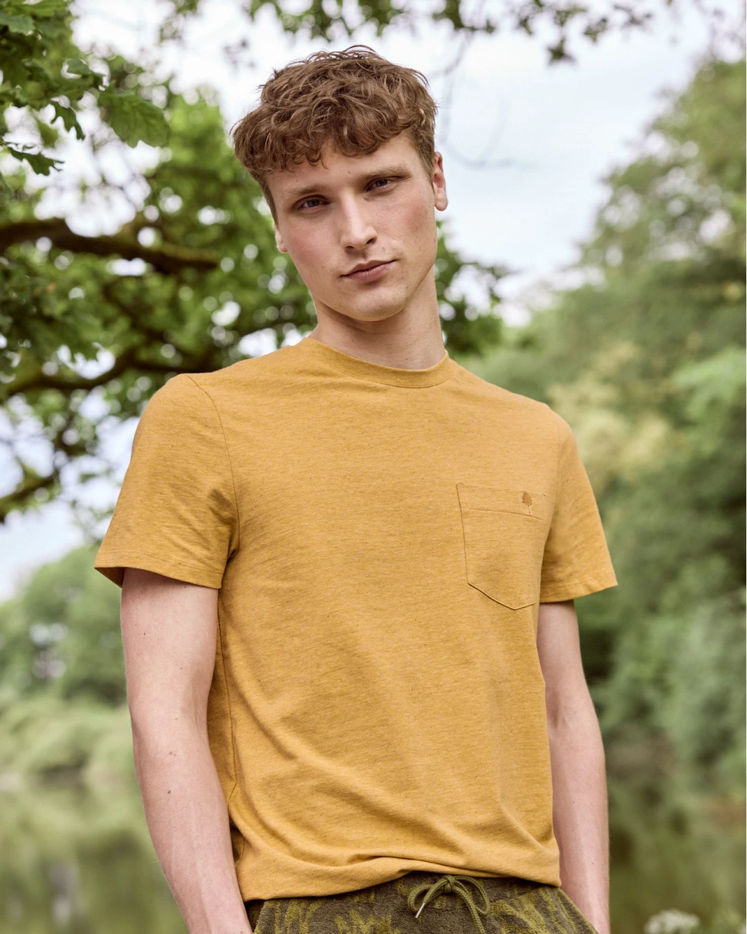 T-shirt vert menthe coton - OLONNE
