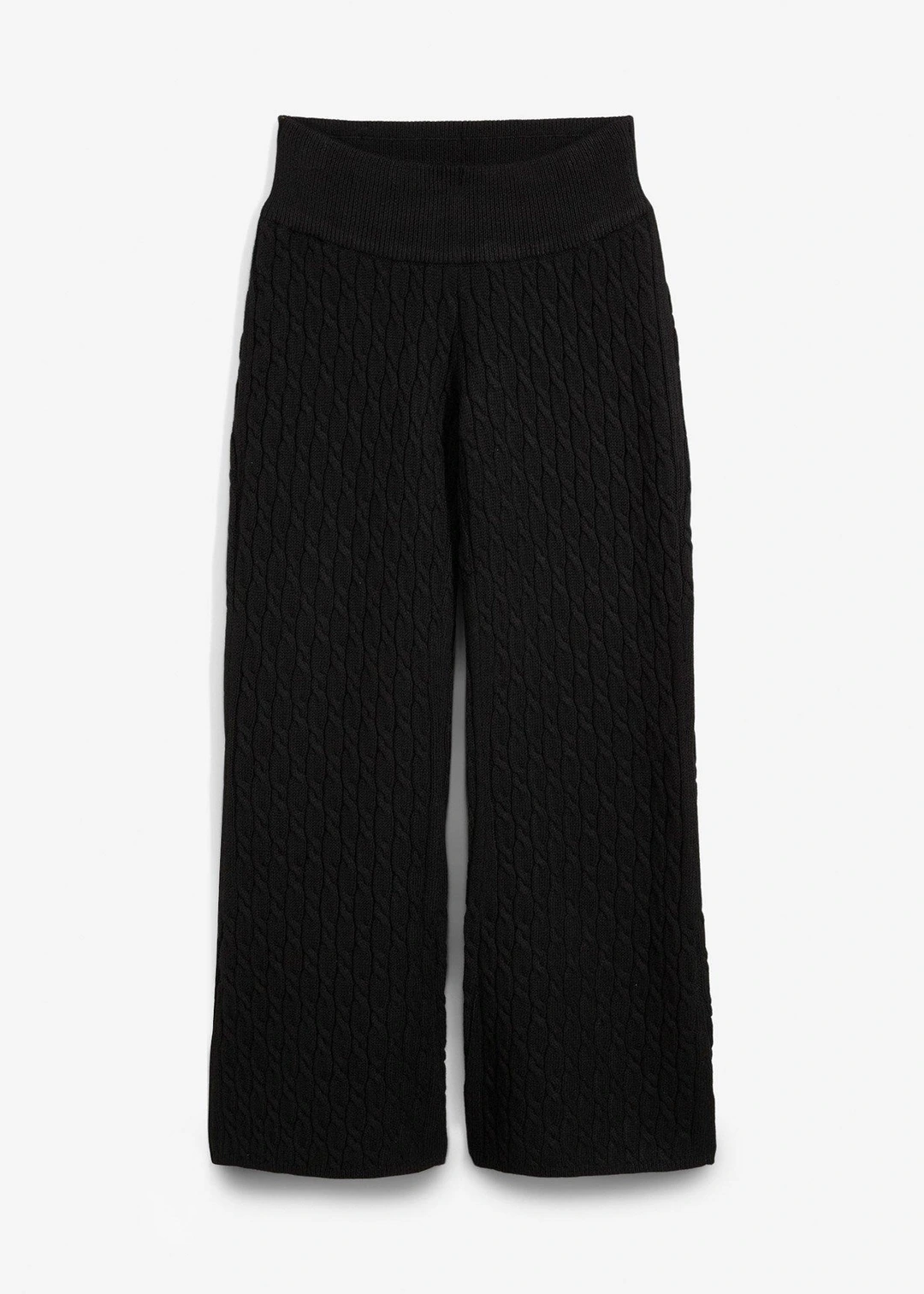 Pantalon en maille torsadée