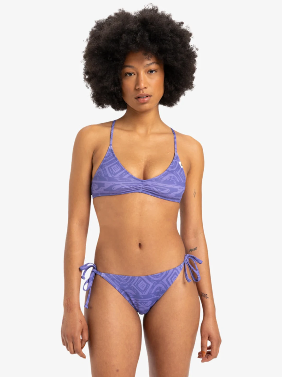 Clickity Clack - Haut de bikini couvrance moyenne pour Femme Violet