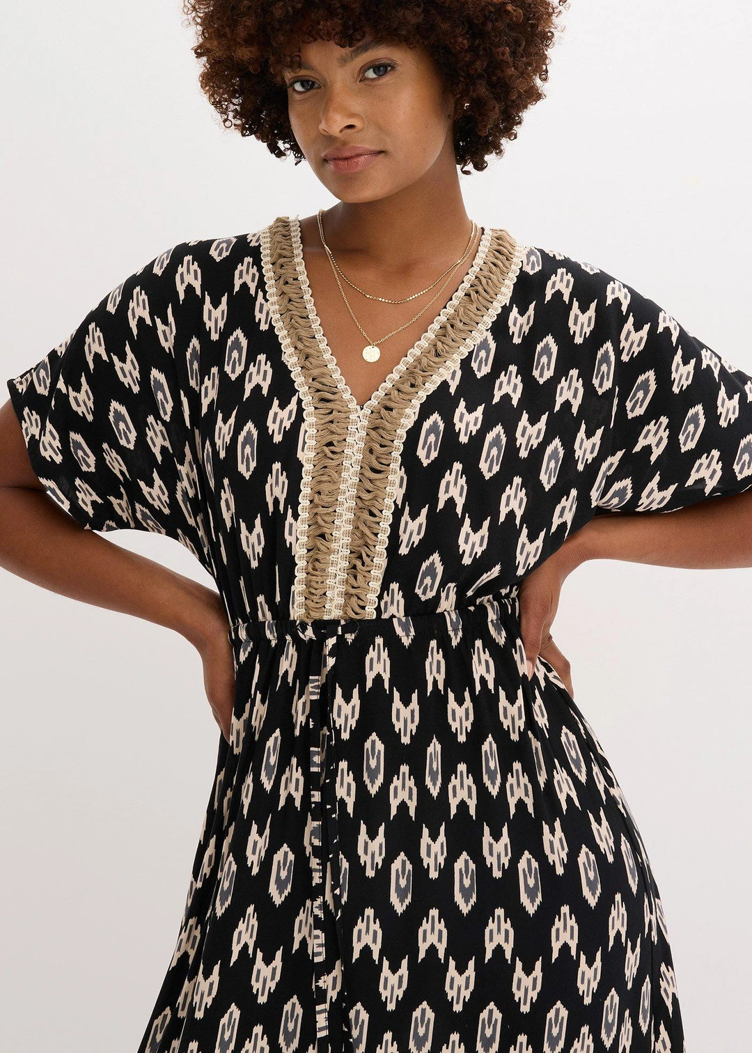 Robe longue en viscose fluide - 3