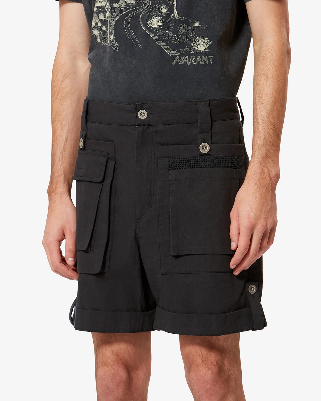 Short Eliaz - Homme - Noir - Taille 42 - 5