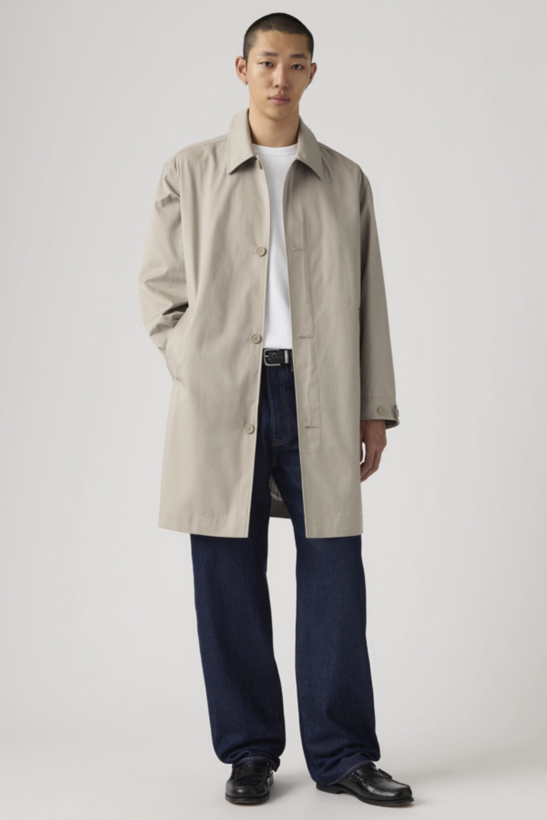 Levi's Veste Car Coat Tiburon - Homme - Beige / Vintage Khaki - XL