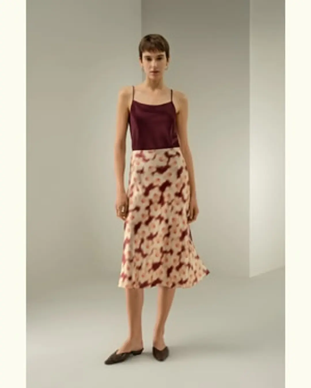 LILYSILK Jupe Midi En Soie Taille Élastique Pour Un Ajustement Flexible Soie De Mûrier Mettant En Valeur La Féminité Daffodil Dream 34
