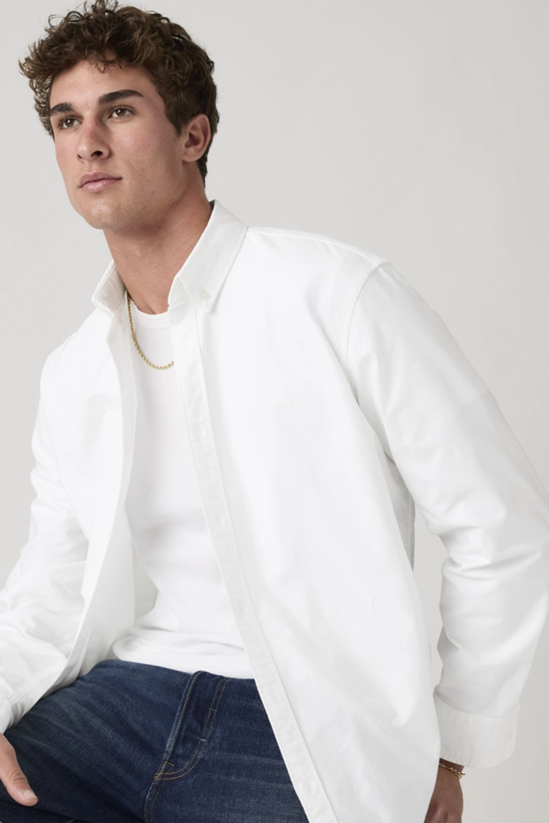 Levi's Chemise Col Boutonné Authentic - Homme - Bleu / Allure - 2XL