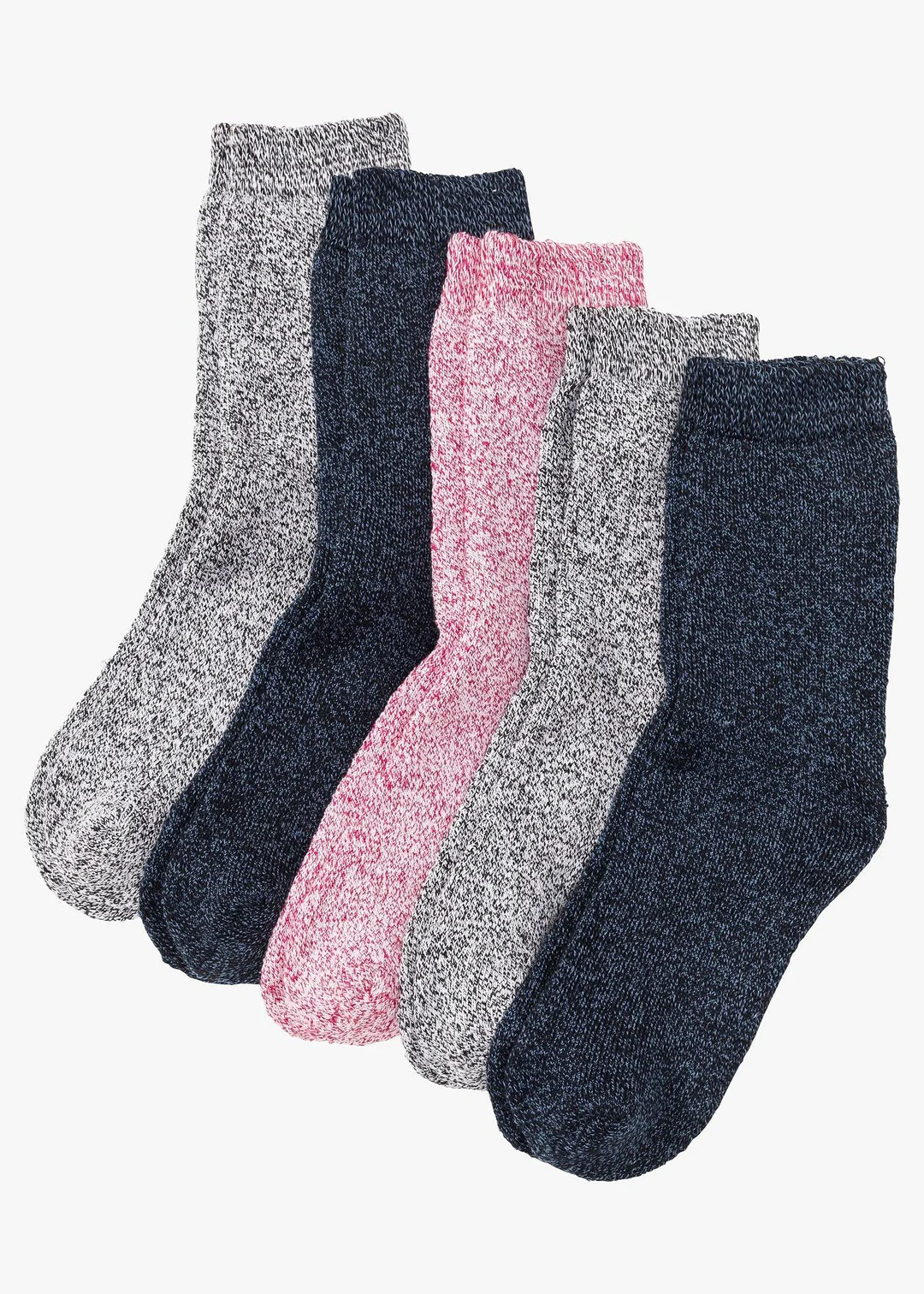 Lot de 5 paires de chaussettes chaudes en éponge