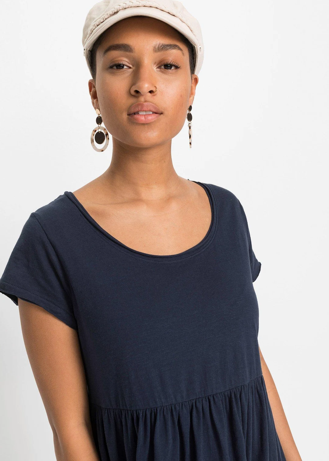 Robe en jersey coton