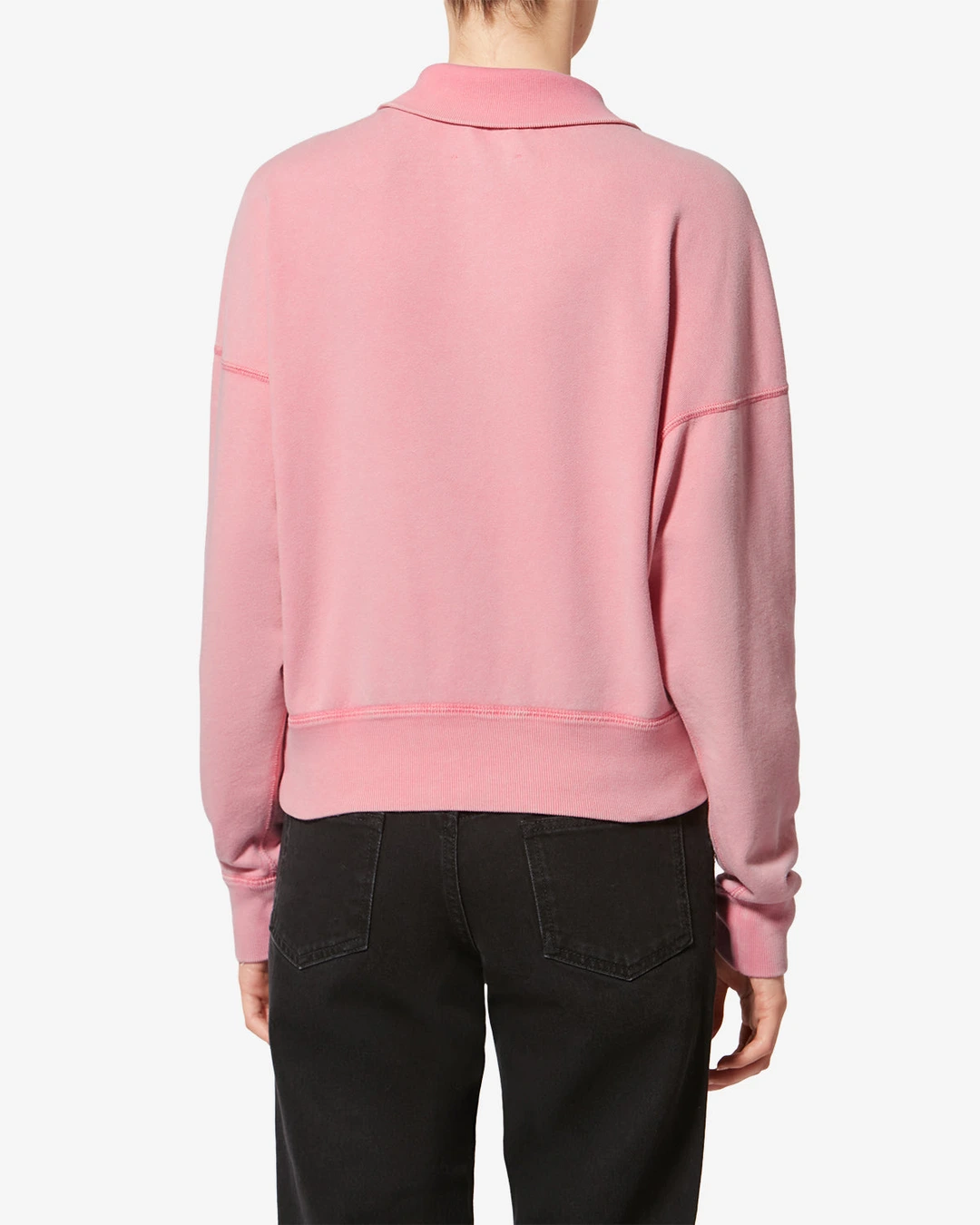 Sweat Shirt Ross - Femme - Bubblegum-bordeaux - Taille 42 - Marant Étoile - 3