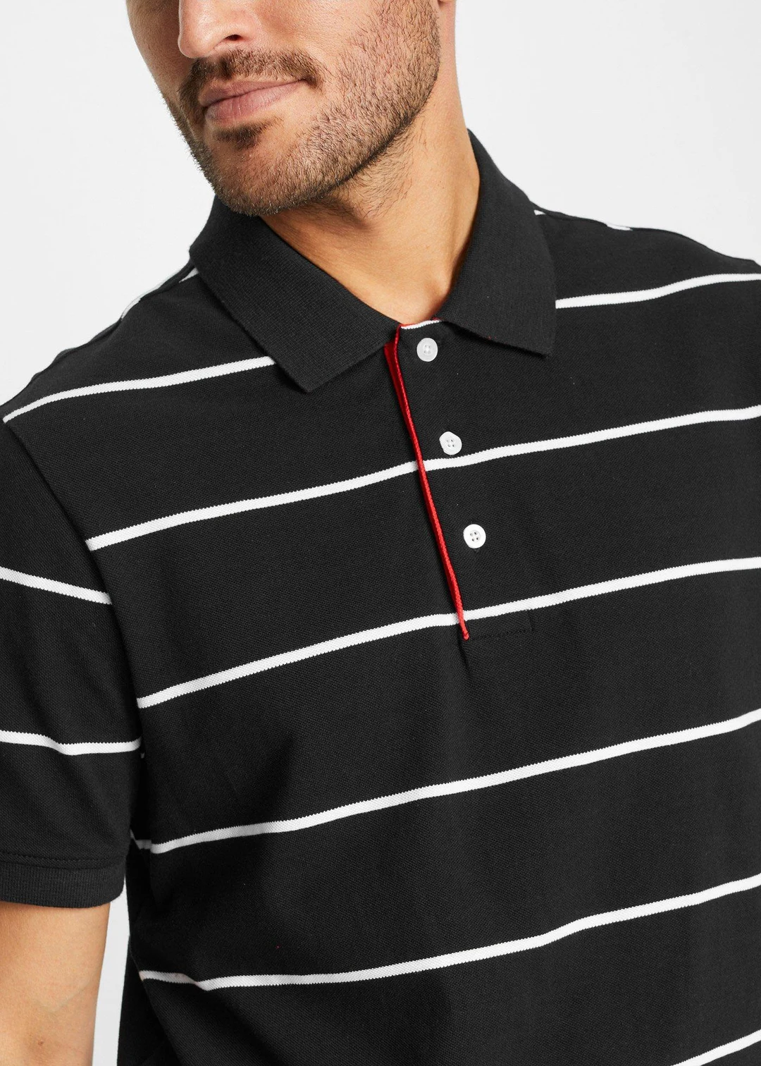 Lot de 2 polos en maille piquée, 100% coton