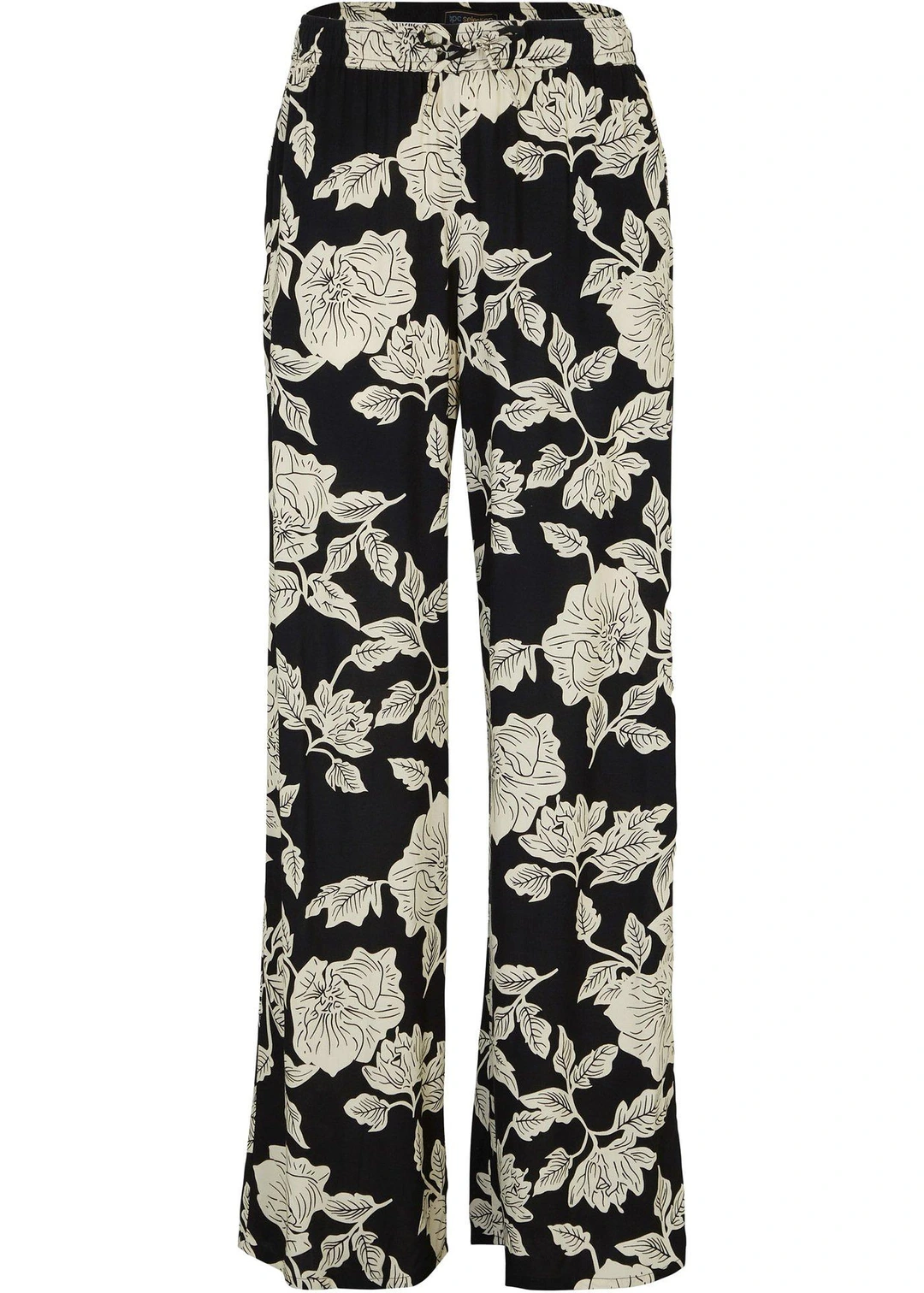 Pantalon palazzo en viscose fluide