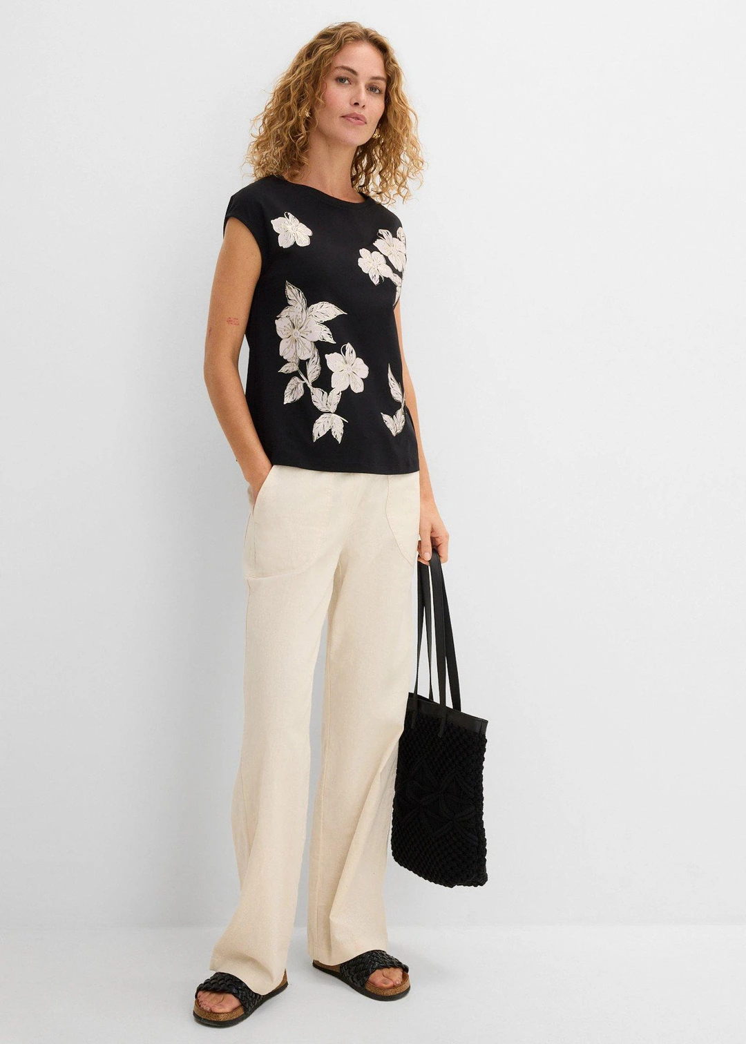 T-shirt à motif floral - 2